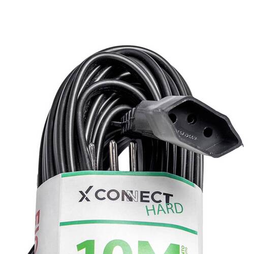 Extens�o el�trica 10 metros 1 tomada 3 x 0,75 mm 10A tripolar - Connect Hard