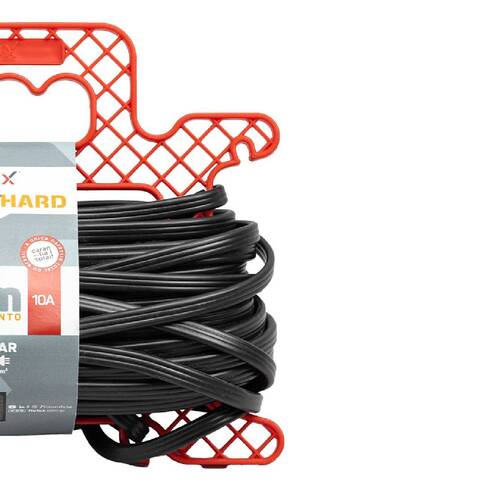 Extens�o el�trica 20 metros 1 tomada 3 x 0,75 mm 10A tripolar - Connect Hard