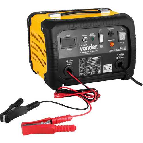 Carregador de bateria port�til 12 volts - CBV1600  110V