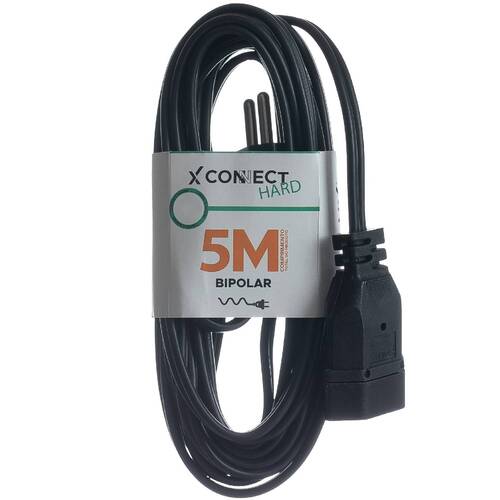 Extens�o el�trica 5 metros 1 tomada 2 x 0,75 mm 10A bipolar - Connect Hard