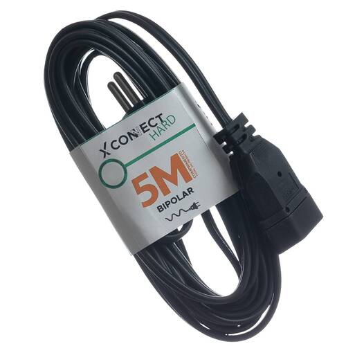 Extens�o el�trica 5 metros 1 tomada 2 x 0,75 mm 10A bipolar - Connect Hard