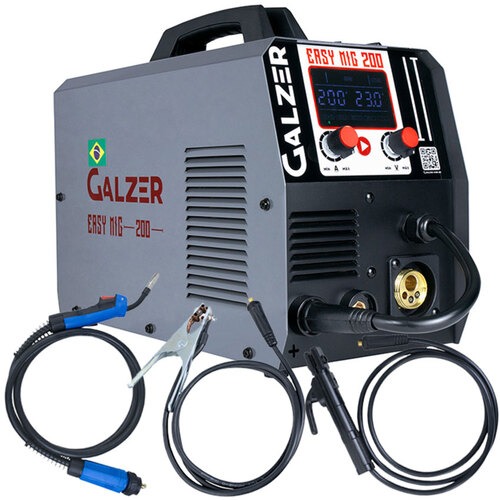 Inversora de solda Multiprocesso 200A para Eletrodo Mig e Tig - Easy MIG 200	  220V