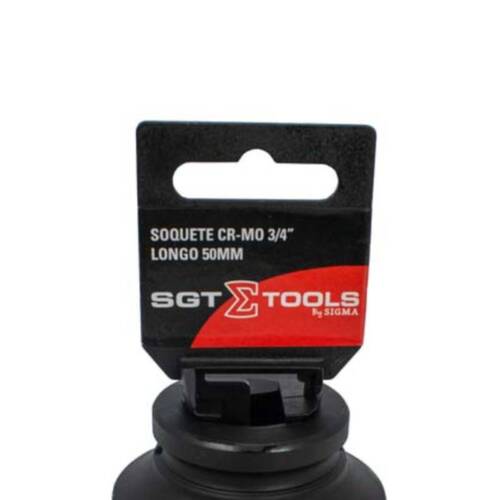 Soquete sextavado de impacto longo 50 mm encaixe 3/4 Soquete sextavado de impacto longo 50 mm encaixe 3/4