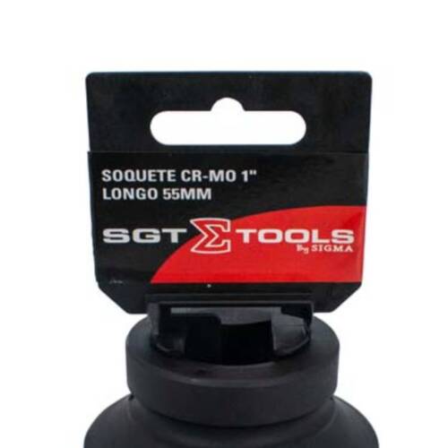 Soquete sextavado de impacto longo 55 mm encaixe 1 Soquete sextavado de impacto longo 55 mm encaixe 1