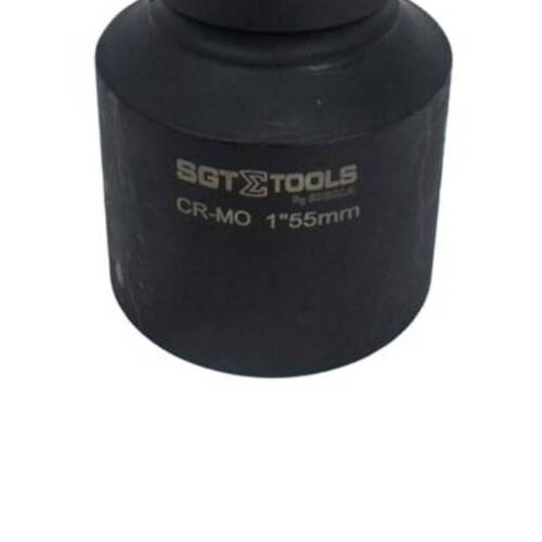 Soquete sextavado de impacto longo 55 mm encaixe 1 Soquete sextavado de impacto longo 55 mm encaixe 1
