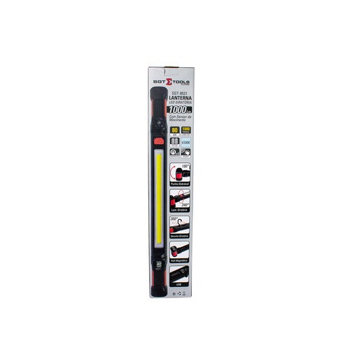 Lanterna Led recarreg�vel 1000 l�mens com sensor de movimento - SGT-8521
