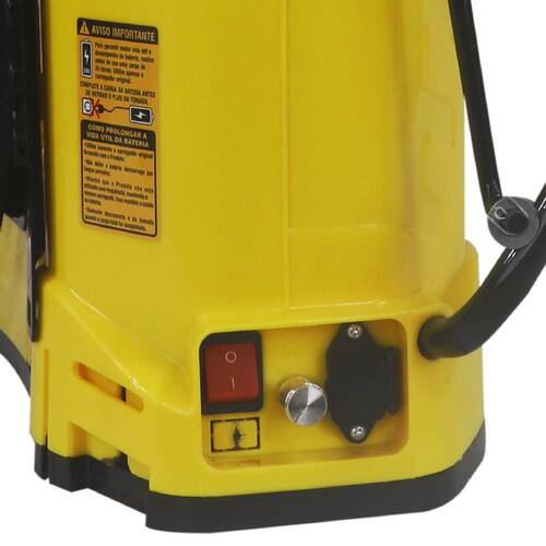 Pulverizador costal a bateria 12V e manual 20L - PL-20B1  110V/220V