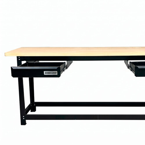 Bancada desmont�vel aberta 2.000 x 600 mm com tampo de pinus
