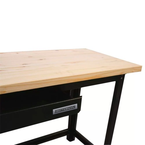 Bancada desmont�vel aberta 1.500 x 600 mm com tampo de pinus
