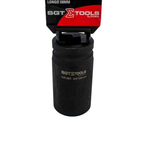 Soquete sextavado de impacto longo 28 mm encaixe 3/4 Soquete sextavado de impacto longo 28 mm encaixe 3/4