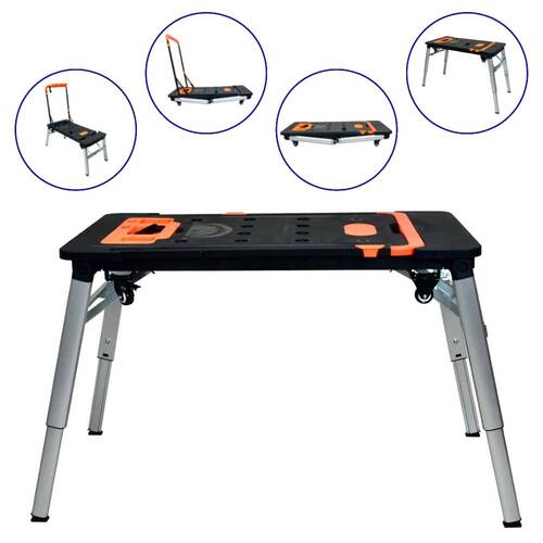 Bancada de trabalho dobr�vel at� 150 Kg 7 em 1