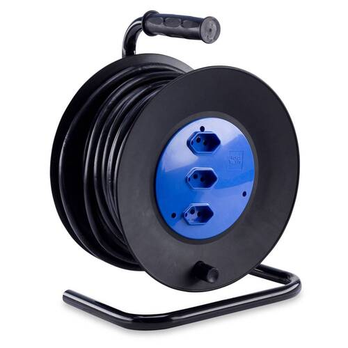 Extens�o el�trica 30 metros 3 x 2,50 mm 2P+T 20A com carretel