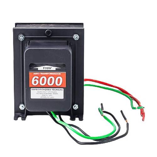 Autotransformador de voltagem para pot�ncia at� 4600W - 6000VAT  110V/220V