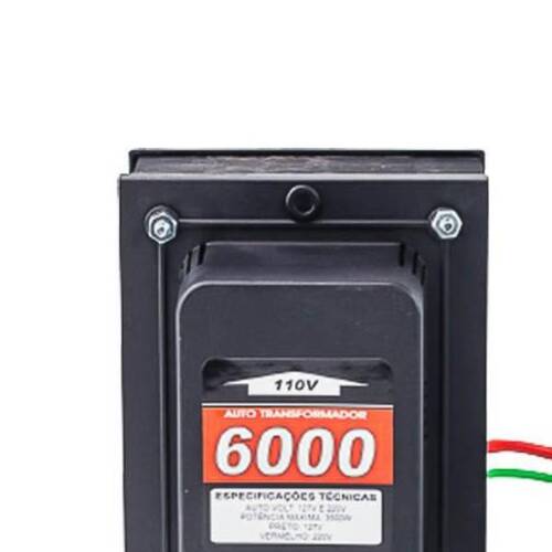Autotransformador de voltagem para pot�ncia at� 4600W - 6000VAT  110V/220V