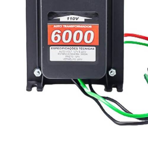Autotransformador de voltagem para pot�ncia at� 4600W - 6000VAT  110V/220V
