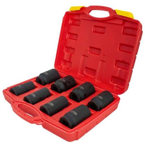 Jogo de soquetes longo a�o cromo molibd�nio encaixe 3/4
