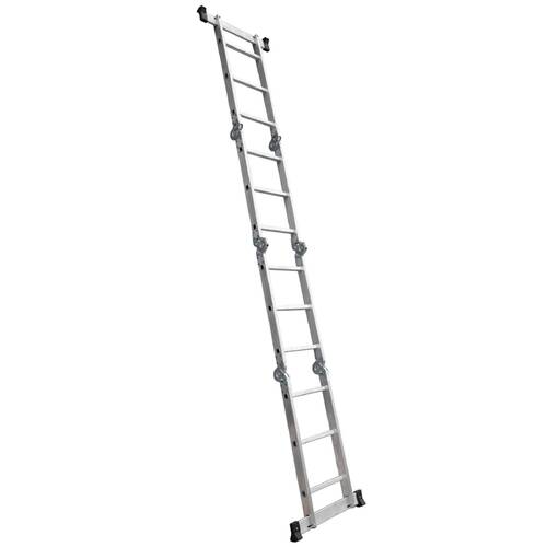 Escada multifuncional de alum�nio 3 x 4 com 12 degraus 11 em 1 - ESC0265RO
