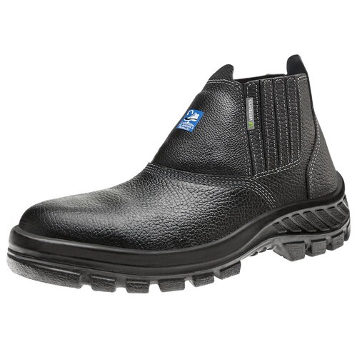 Botina bidensidade couro 2A com el�stico biqueira composite - 30B19-C-PAD