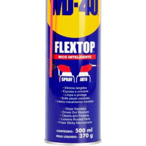 Kit 6 �leos lubrificante desengripante com Bico Inteligente 500 ml - FLEXTOP