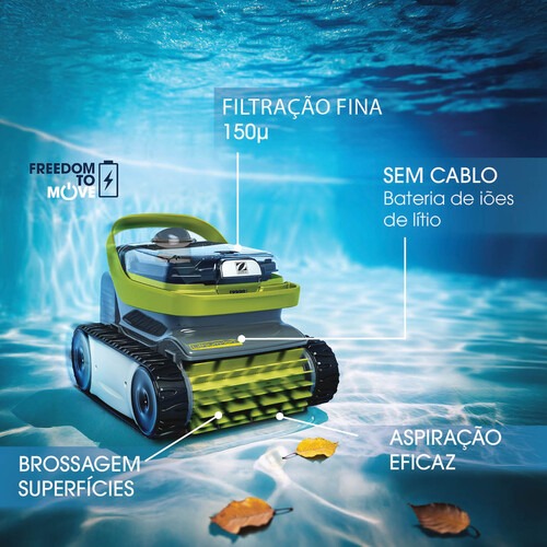 Robô aspirador para de piscina a bateria 21,6V 5,1Ah - OP 3220 Robô aspirador para de piscina a bateria 21,6V 5,1Ah - OP 3220