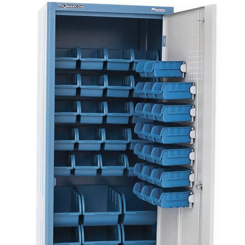 Arm�rio organizador gaveteiro com 52 gavetas mistas porta de a�o - AM-50 