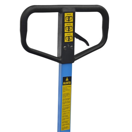 Transpalete hidr�ulico 2.500 kg 680 mm com rodas duplas de poliuretano - TM 2500 RTP