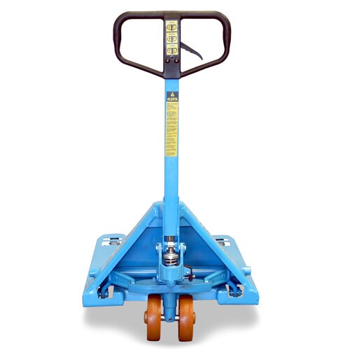 Transpalete hidr�ulico 2.500 kg 680 mm com rodas simples de poliuretano - TM2500 RSP