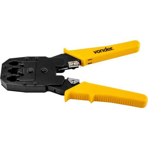 Alicate crimpador com desencapador de fios - ACV 245