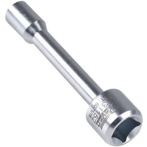 Chave hexalobular E12 encaixe 1/2