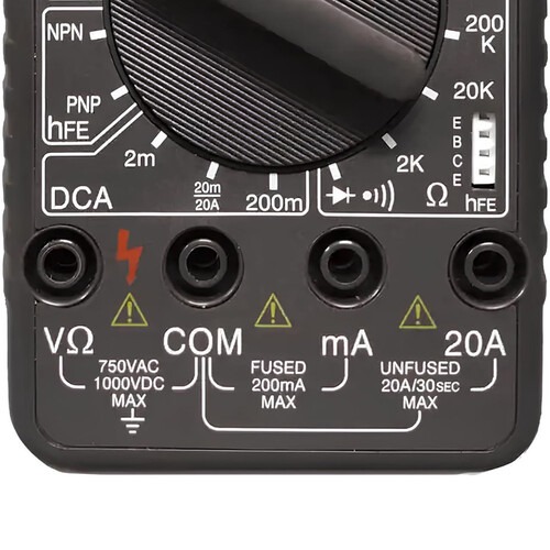 Mult�metro digital port�til - ET-2030A