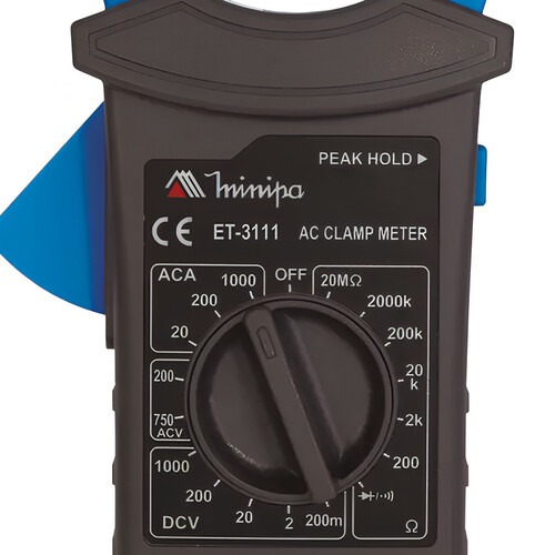 Alicate amper�metro digital CAT III 600V ET-3111
