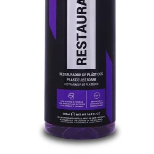 Restaurador de pl�stico automotivo 500 ml - Restaurax