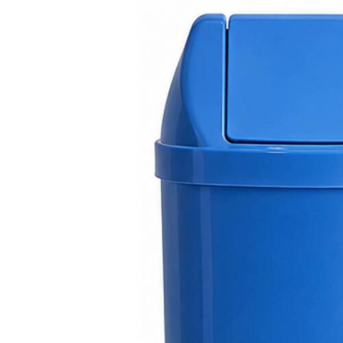 Cesto coletor de lixo 14L tampa basculante sem adesivo - CS24AZ