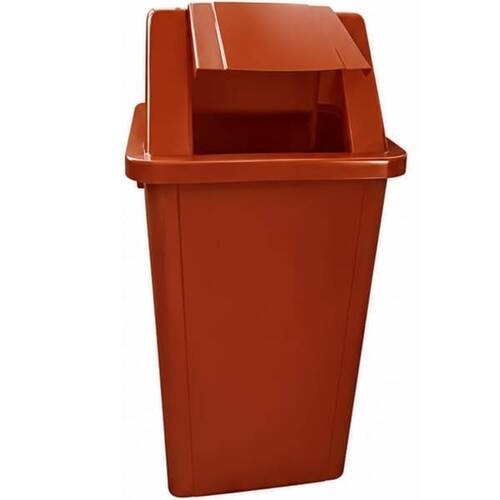 Cesto coletor de lixo 100L tampa basculante sem adesivo - CD11MR