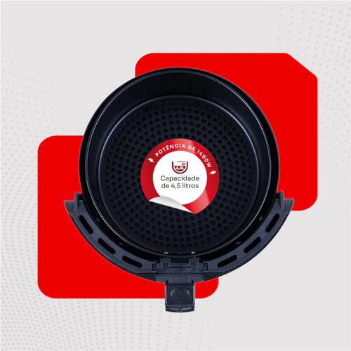 Fritadeira el�trica sem �leo Air Fryer 4,5L 1.400W - ARF 1245  220V