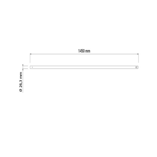 Cabo de madeira para colhedor de frutas 290 cm com olho de 26,5 cm - 78755001 Cabo de madeira para colhedor de frutas 290 cm com olho de 26,5 cm - 78755001