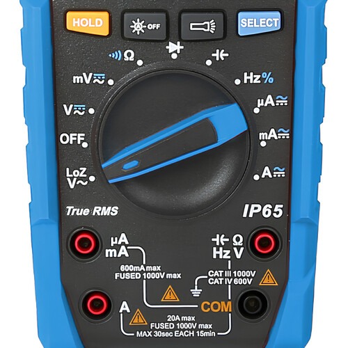 Mult�metro digital port�til CAT IV ET-2507B 