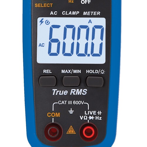 Alicate amperímetro digital CAT III 600V True RMS - ET-3155 Alicate amperímetro digital CAT III 600V True RMS - ET-3155