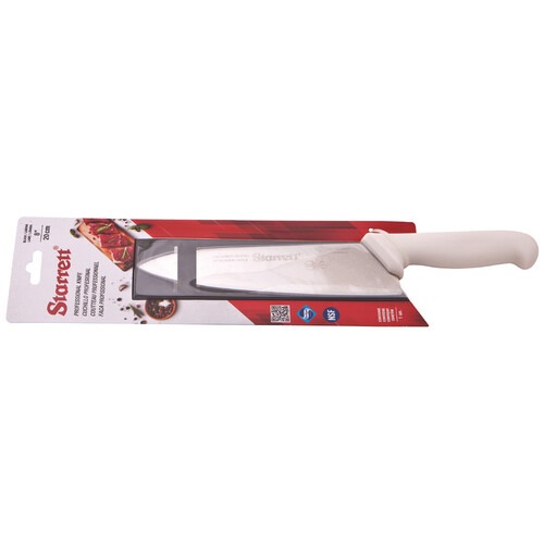 Faca tri�ngular larga branca para carne 8