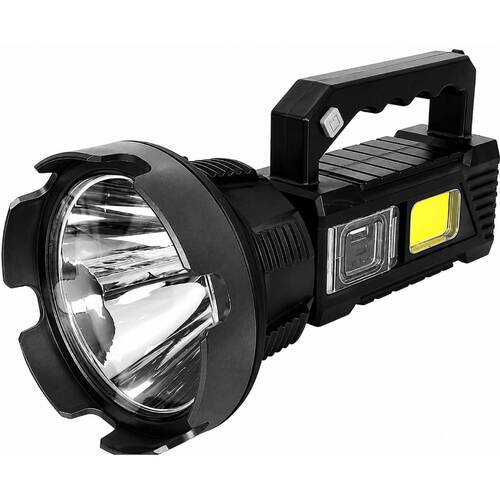 Refletor de busca multifuncional recarreg�vel com LED COB power bank - BOM-4331