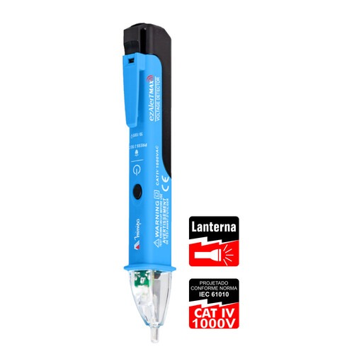 Detector de tens�o 50 a 1000V CAT IV 1000V com Led - ezAlerT Max