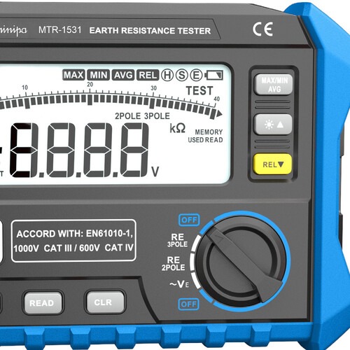 Terr�metro digital port�til CAT IV 600V -  MTR-1531
