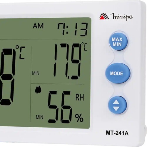 Rel�gio termo-higr�metro digital interno e externo - MT-241A