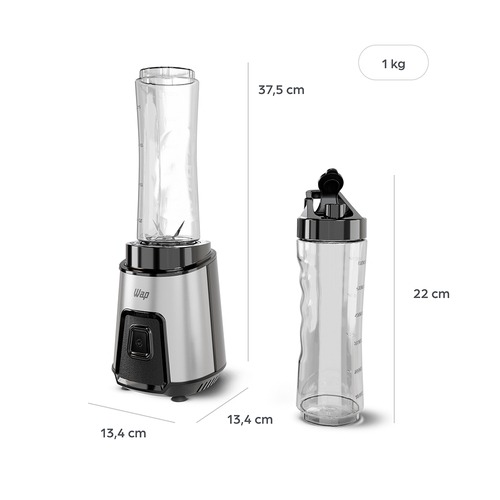 Liquidificador portátil 300W com 2 copos squeeze - WBG600 110V Liquidificador portátil 300W com 2 copos squeeze - WBG600 110V