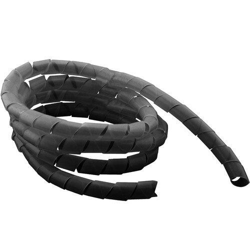 Protetor de cabos espiral 12 mm preto