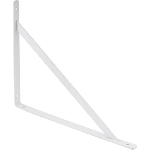Cantoneira met�lica tipo m�o francesa 20 cm branca