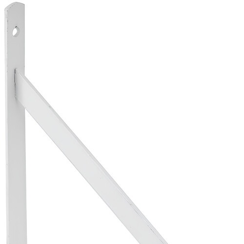 Cantoneira met�lica tipo m�o francesa 20 cm branca