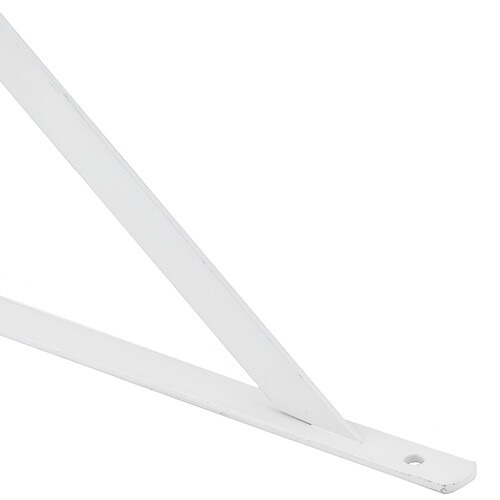Cantoneira met�lica tipo m�o francesa 20 cm branca