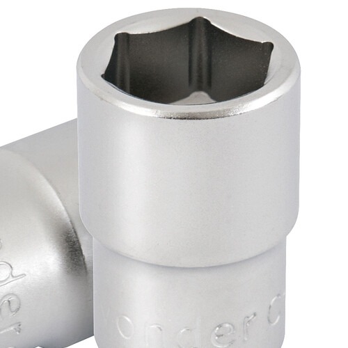 Soquete sextavado 16 mm encaixe 1/2
