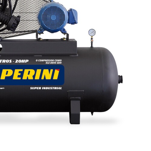 Compressor de ar 80 p�s 425 litros 20 hp trif�sico cont�nuo - CJ 80 APW 425L